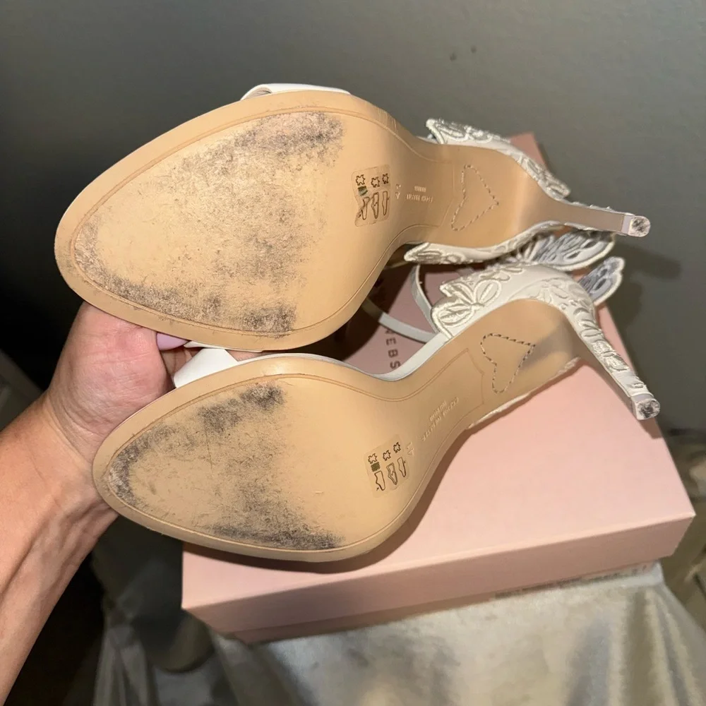 Sophia Webster Chiara White Sandals - Picture 11 of 11